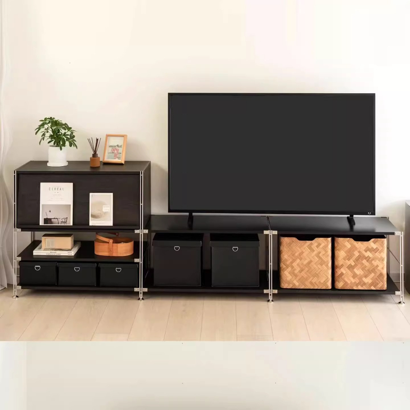 Interior Design Tv Room - 럭셔리 수납형 TV 캐비닛 인테리어 블랙