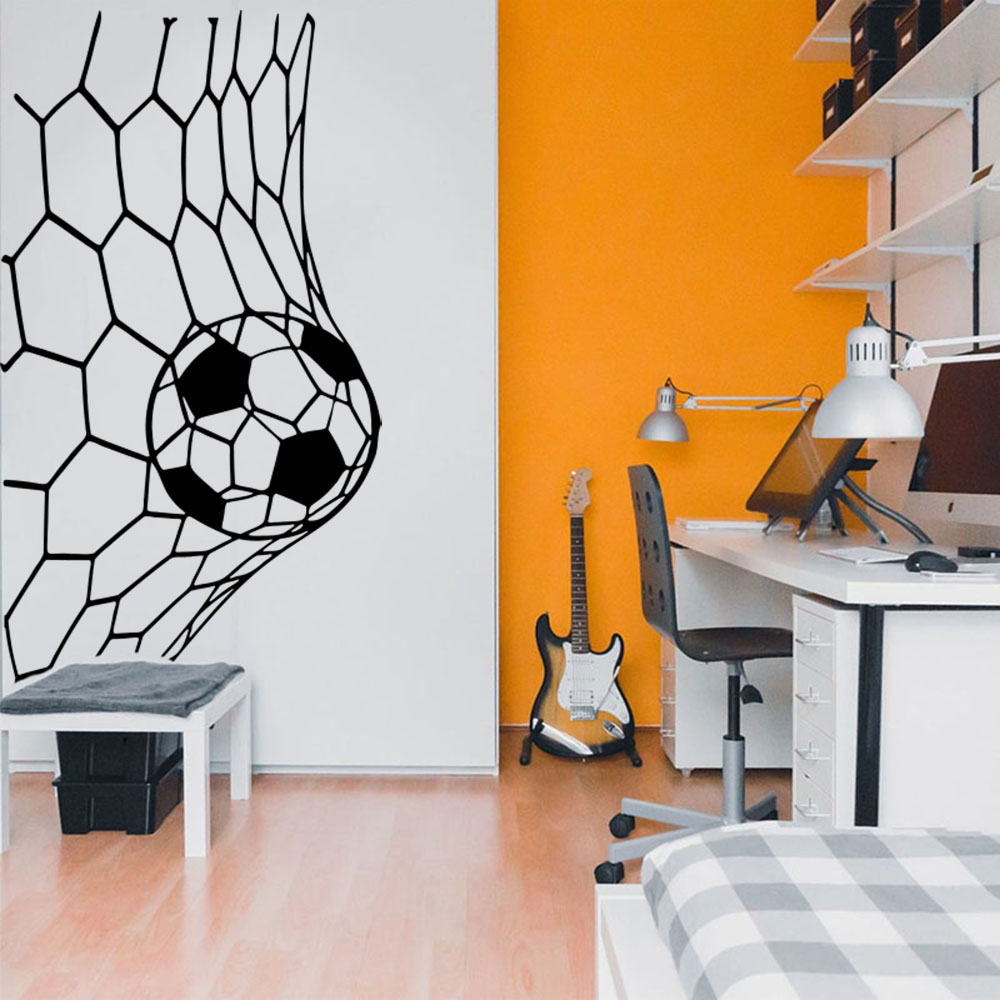 Interior Design Magazine - 대형 Soceer 골 네트 벽 스티커,