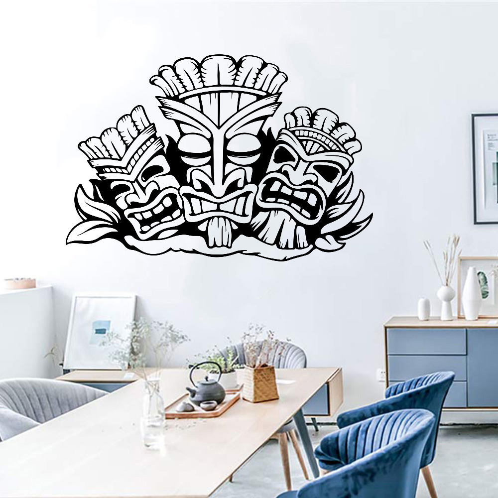 Interior Design Quotes - 하와이안 토템 벽 스티커, 알로하 하와이
