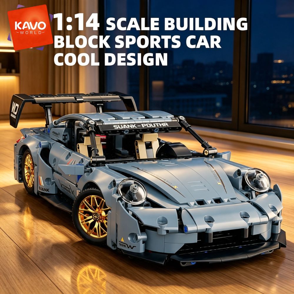 Interior Design Build - KAVOWORLD 973피스 멋진 장난감 조립 블록