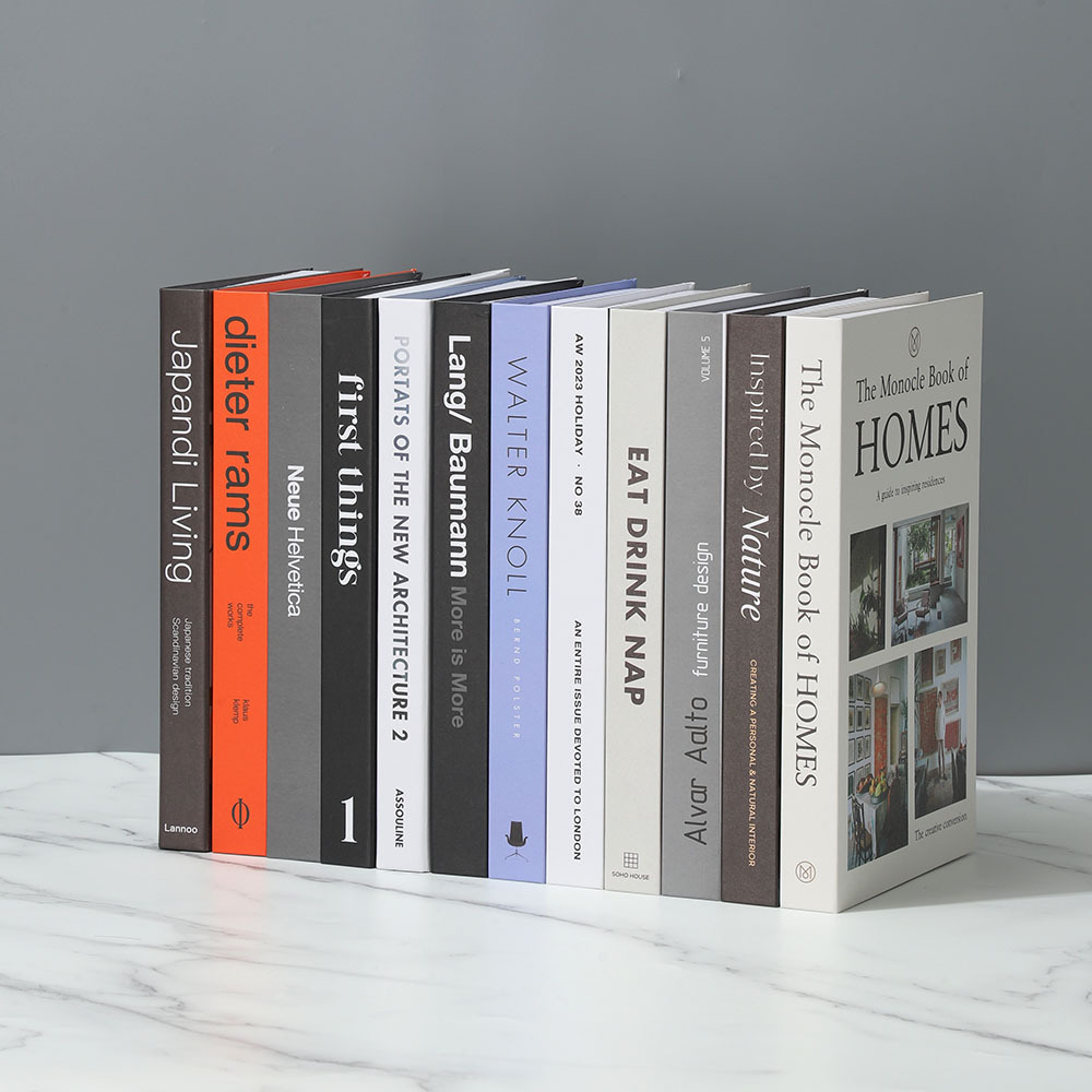 새로운 유행 장식용 가짜 책 DIY 접이식 가짜 책 소 - Interior Design Magazine 리뷰 및 가격