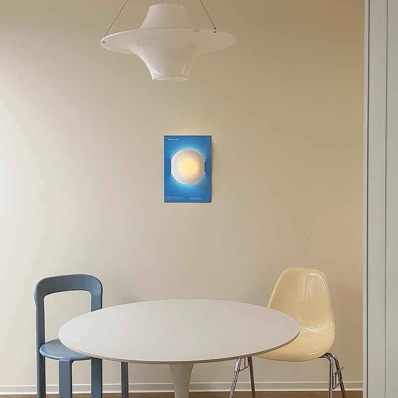 심플 디자이너 종이 벽등 일러스트 포스터 무드등 침실  - Interior Design Remote 리뷰 및 가격