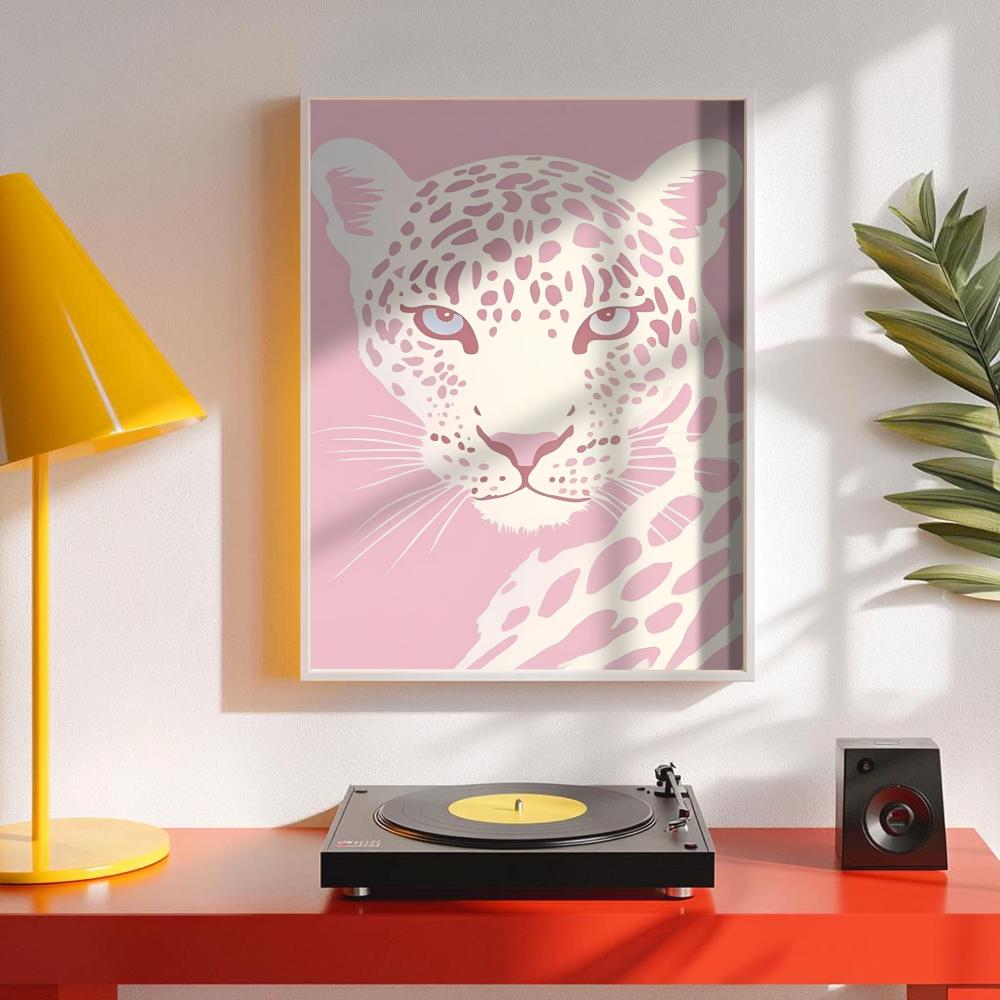 핑크 패턴 장식 포스터 미니멀리스트 스타일의 간편하게  - Interior Design With Wallpaper 리뷰 및 가격