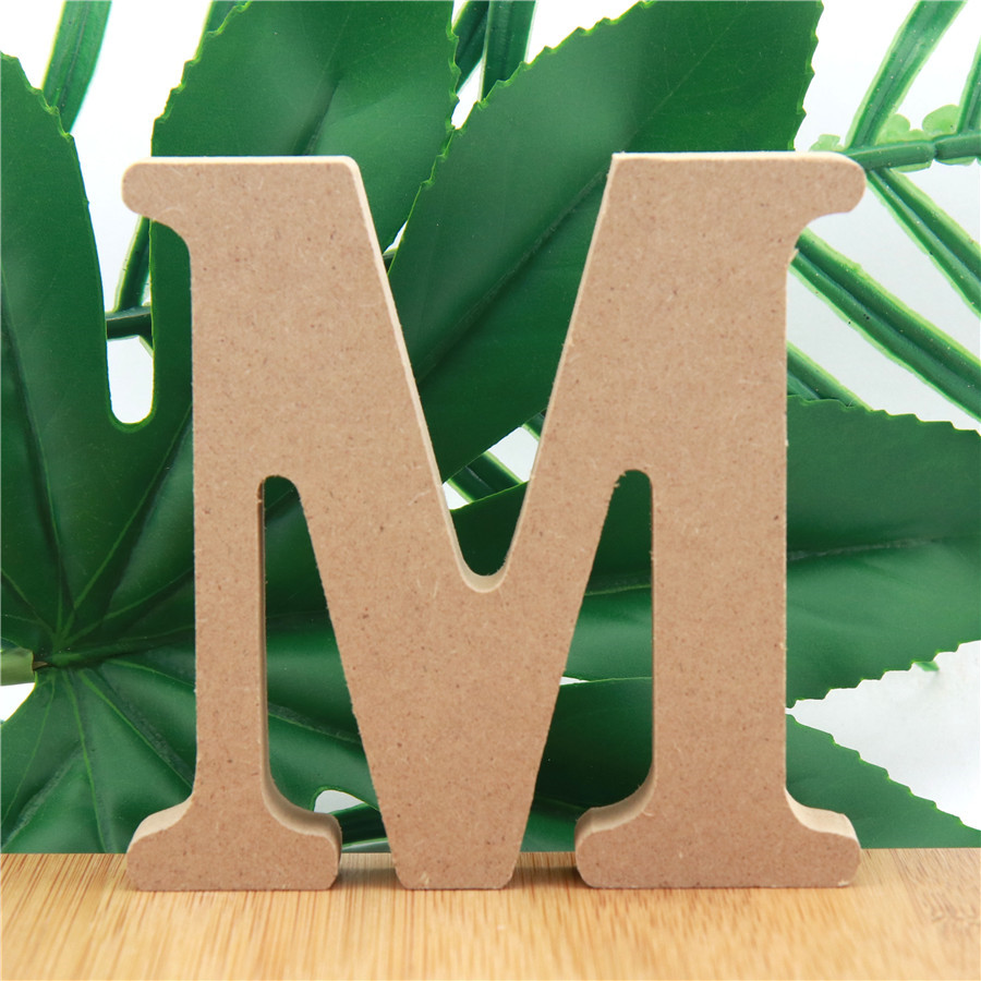1pc 10cm 나무 색 나무 문자 알파벳 DIY 단어 - Interior Design Quotes 리뷰 및 가격