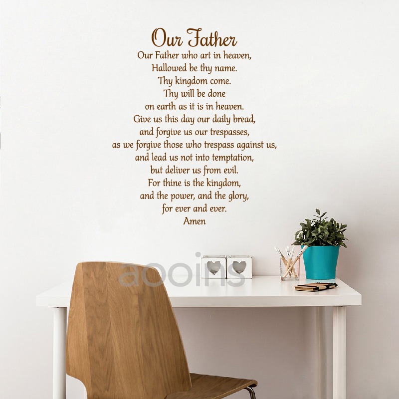 우리 아버지 주님의기도 데칼 스페인어 Padre Nue - Interior Design Quotes 리뷰 및 가격
