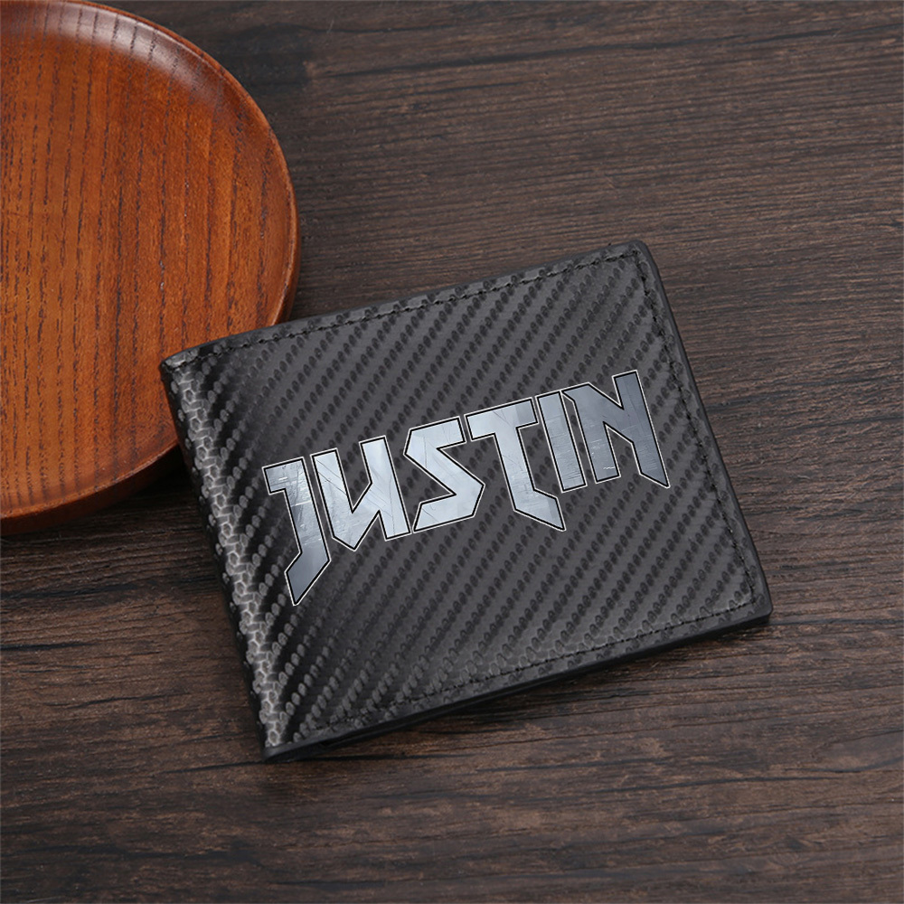 금속 스타일 이름 저스틴 로고 텍스트 디자인 남성용 지 - Interior Design Name Card 리뷰 및 가격