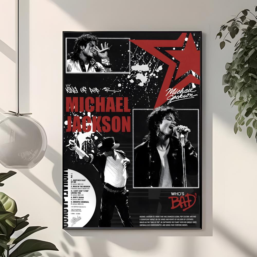 팝 댄서 M-마이클 잭슨 포스터 클래식 홈 인테리어 디 - Interior Design With Wallpaper 리뷰 및 가격