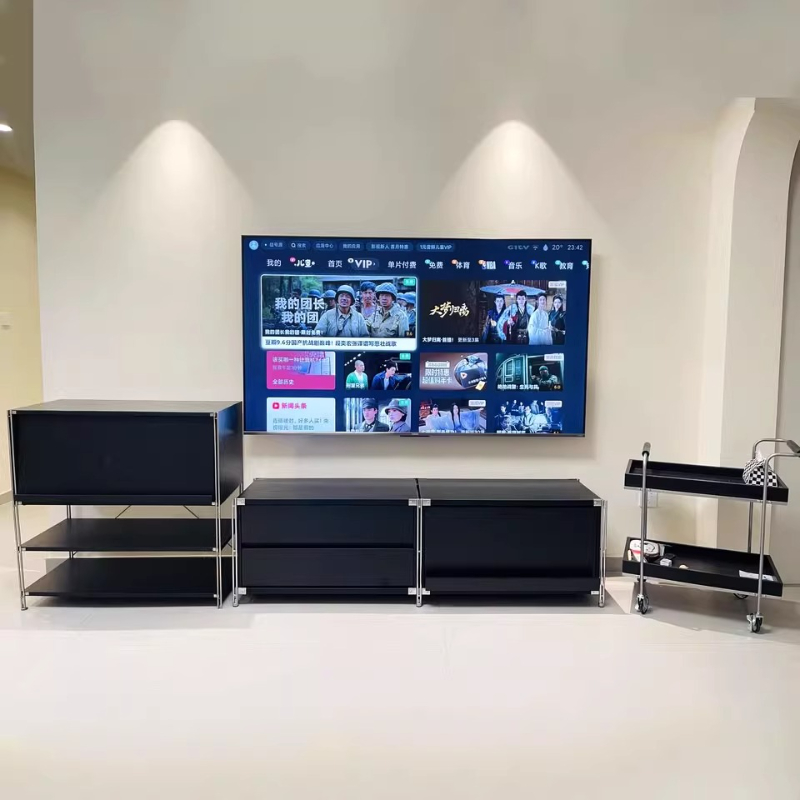 럭셔리 수납형 TV 캐비닛 인테리어 블랙 벤치 TV 캐 - Interior Design Tv Room 리뷰 및 가격