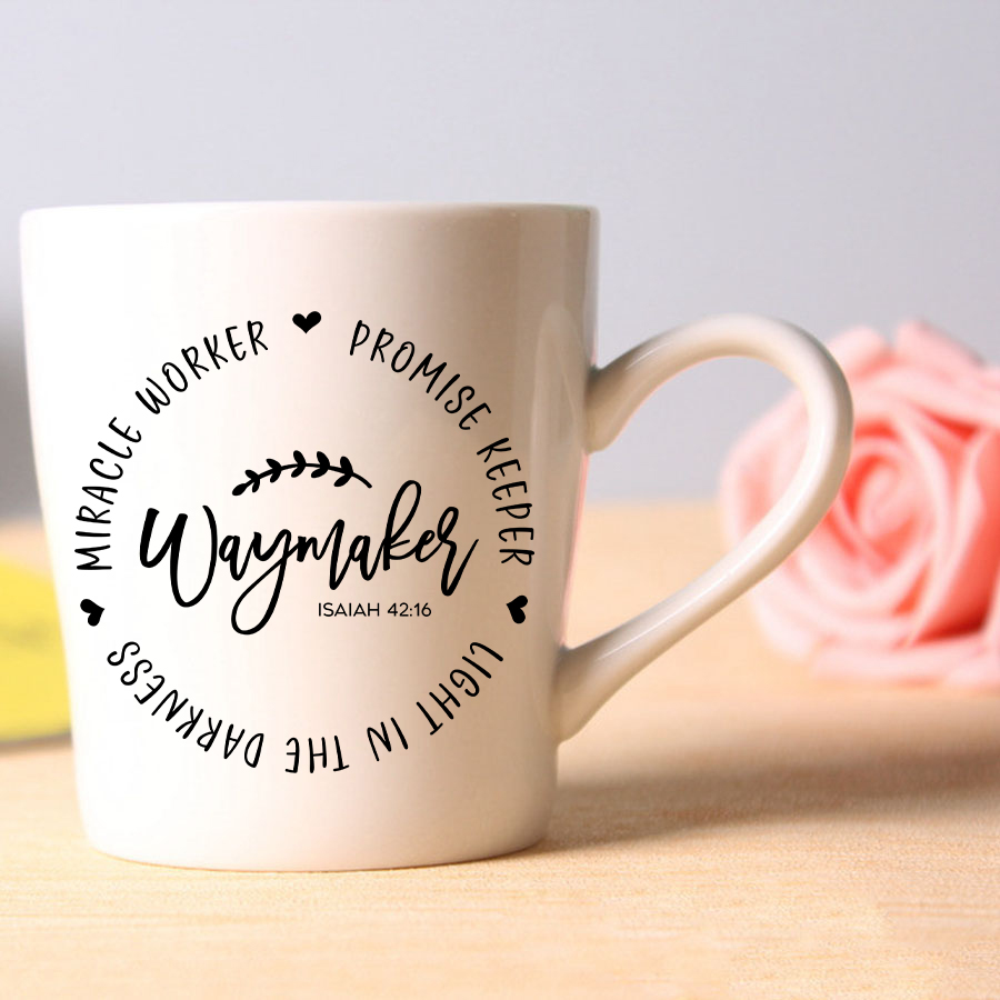 Waymaker 기독교 인용 비닐 스티커, 자동차 창문 - Interior Design Quotes 리뷰 및 가격