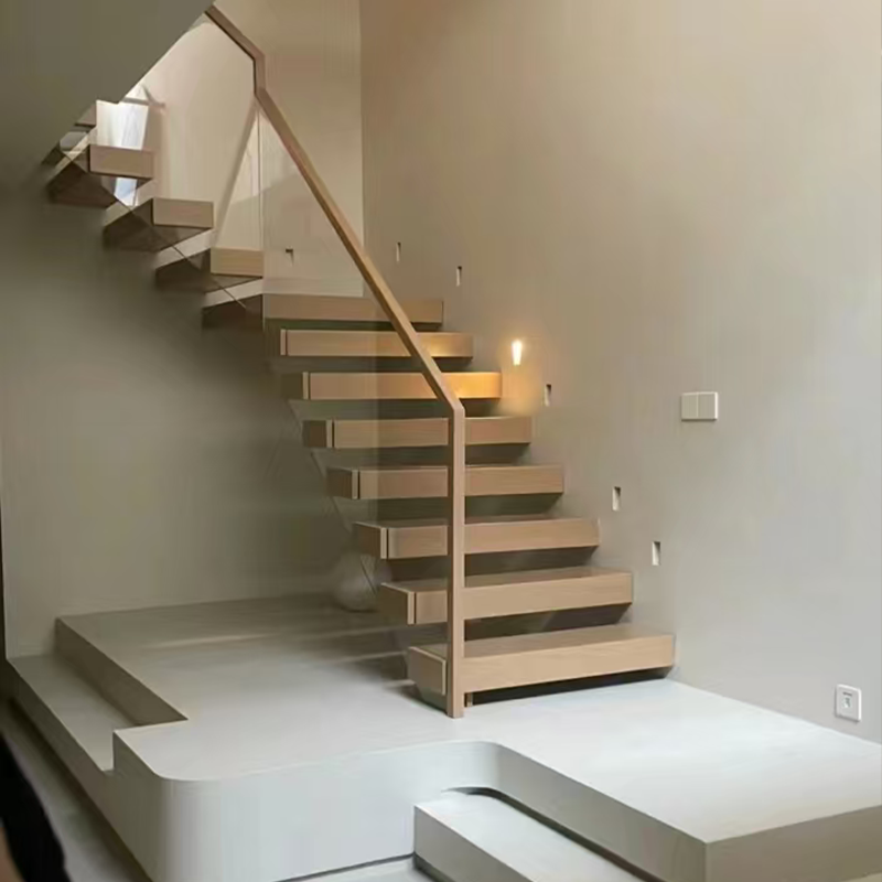 고품질 디자인 조립식 아파트 건물 계단 디자인 내부 목 - Interior Design Build 리뷰 및 가격