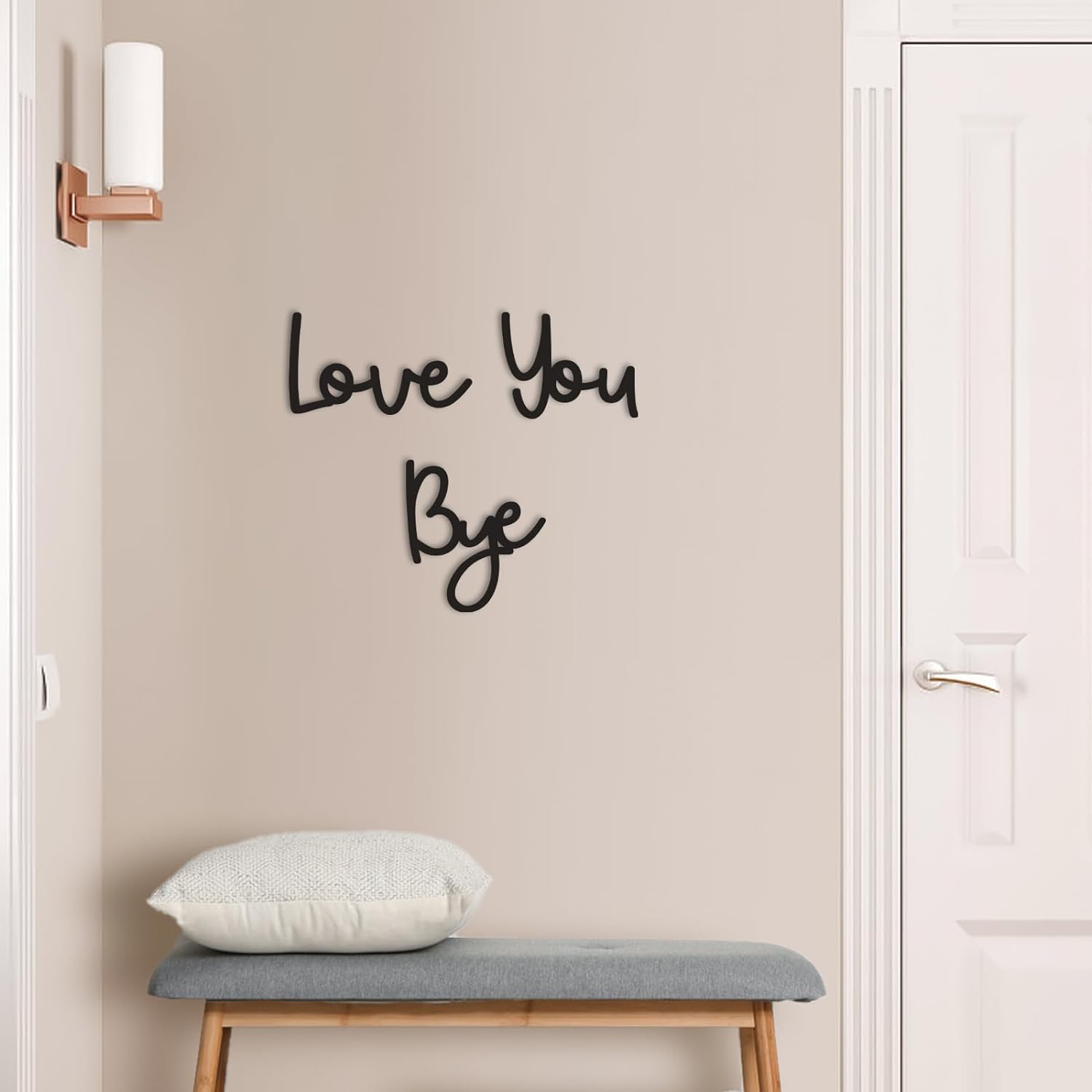 당신을 사랑합니다 나무 로그인 홈 장식 Boho 장식  - Interior Design Quotes 리뷰 및 가격