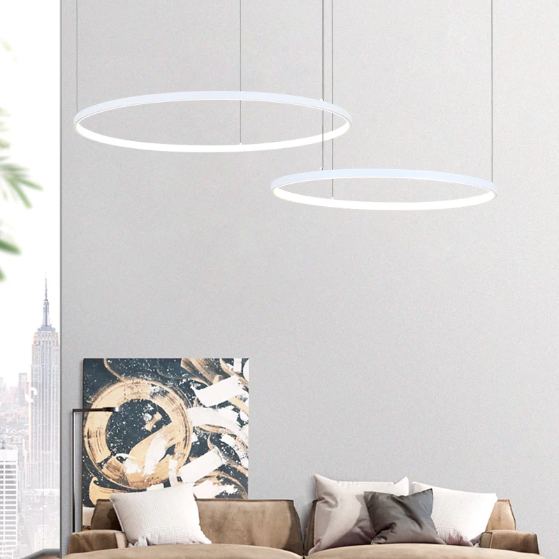 북유럽 현대식 LED 샹들리에 식당 샹들리에 원형 조명 - Interior Design Remote 리뷰 및 가격