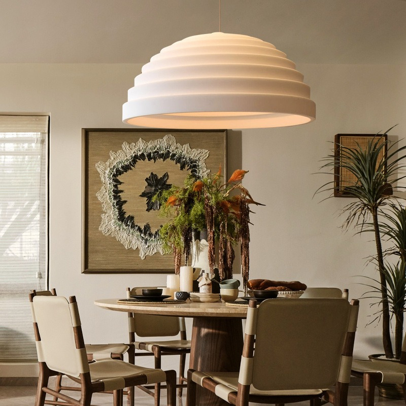 일본 와비사비 스타일 거실/홈스테이 레진 LED 펜던트 - Interior Design Remote 리뷰 및 가격