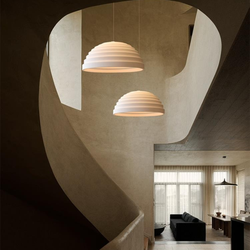 일본 와비사비 스타일 거실/홈스테이 레진 LED 펜던트 - Interior Design Remote 리뷰 및 가격