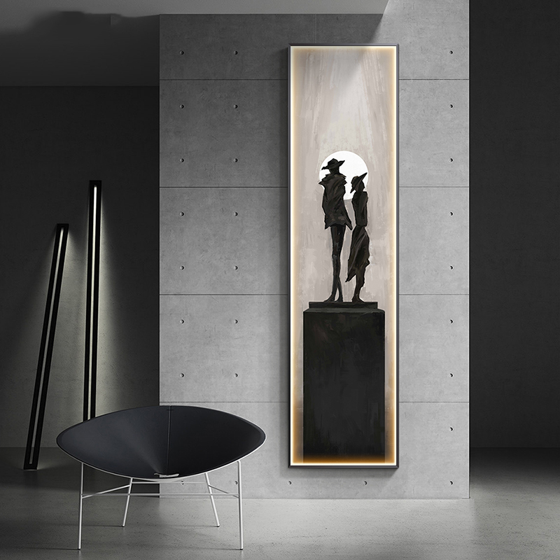 현대적인 캐릭터 모델링 추상 LED 벽 램프 아트 거실 - Interior Design Remote 리뷰 및 가격
