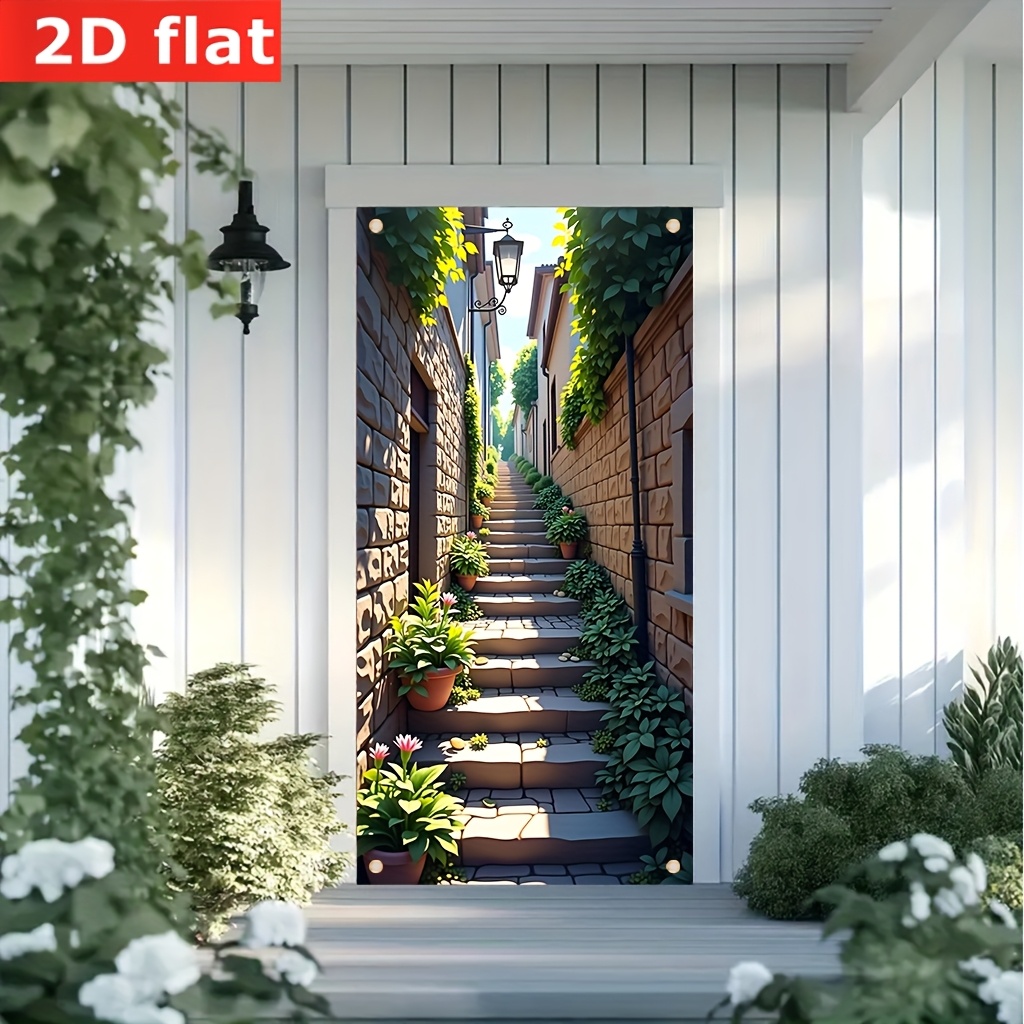 2D 플랫 배너 1개, 건물로 연결되는 계단; 인테리어 - Interior Design Build 리뷰 및 가격