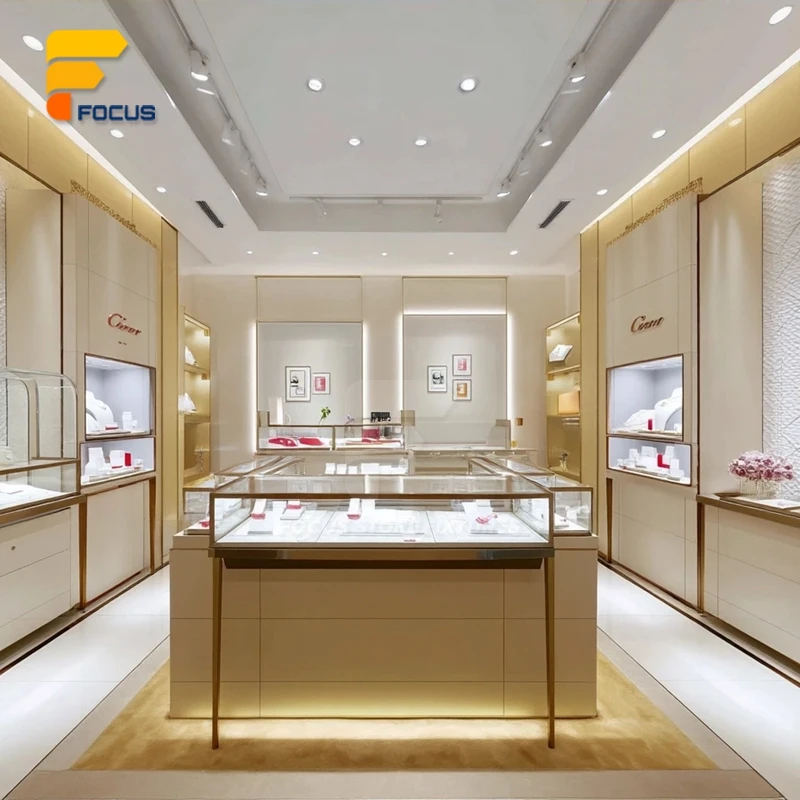 맞춤형 명품 주얼리 샵 디자인 쇼케이스, 초강화 유리  - Interior Design Lighting Layout 리뷰 및 가격