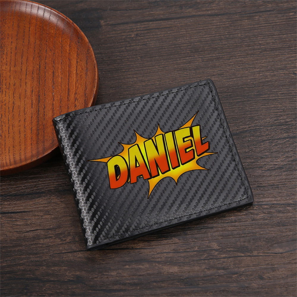 만화 스타일의 텍스트, 대문자로 된 이름은 다니엘입니다 - Interior Design Name Card 리뷰 및 가격