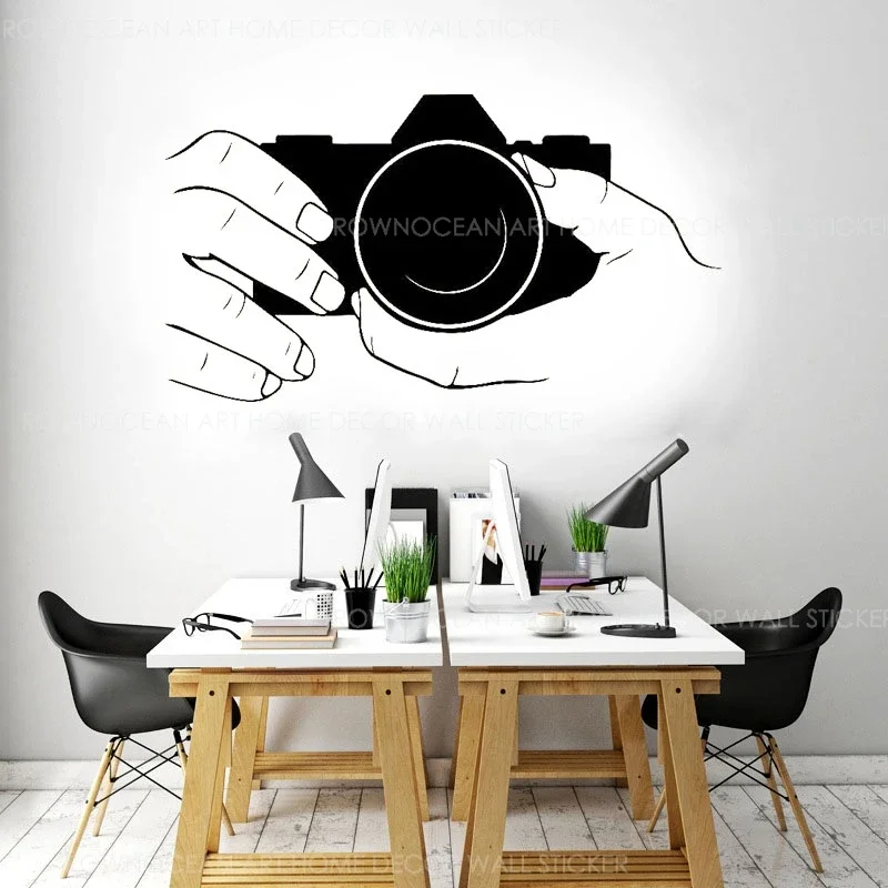 카메라 스냅샷 벽 스티커 비닐 사진 스튜디오 인테리어  - Interior Design With Wallpaper 리뷰 및 가격