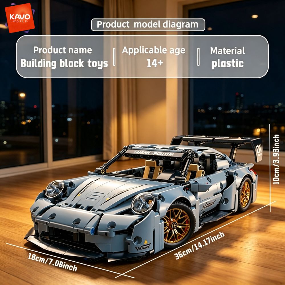 KAVOWORLD 973피스 멋진 장난감 조립 블록 1 - Interior Design Build 리뷰 및 가격