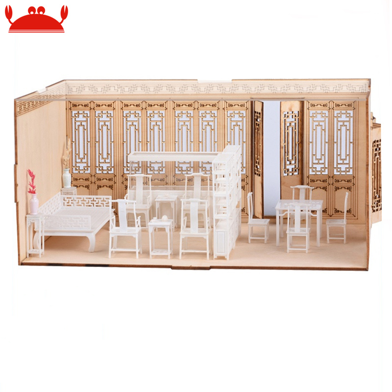 25피스 인형집 가구 세트 플라스틱 테이블 의자 침대  - Interior Design Build 리뷰 및 가격